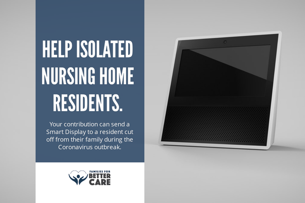 COVID-19:  Isolated Nursing Home Residents Need Our Help!